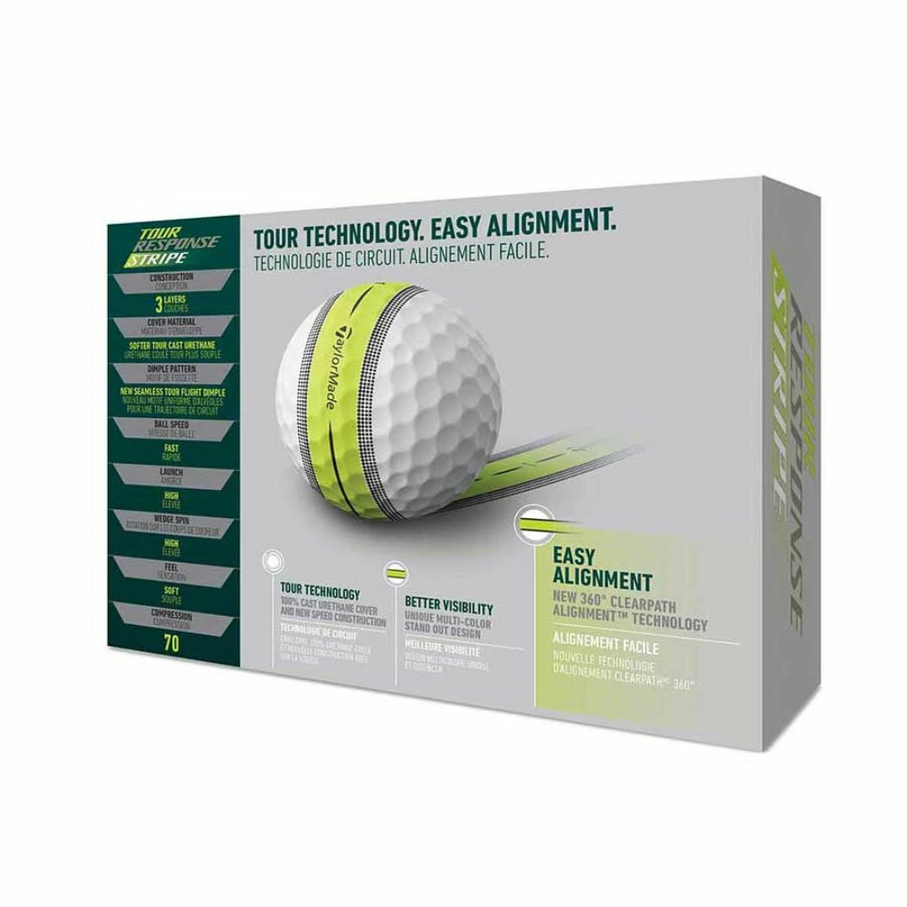 TaylorMade Tour Response Stripe Golf Balls - Image 3