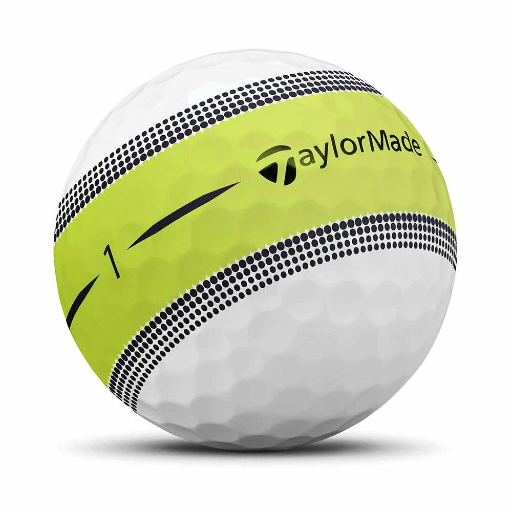 TaylorMade Tour Response Stripe Golf Balls Sleeve Of 3 Balls