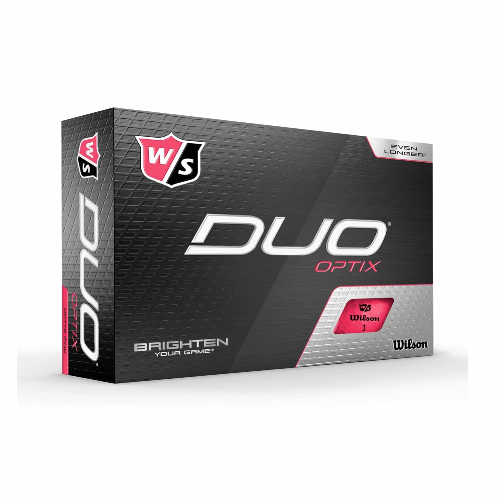 Wilson Staff Duo Optix Pink Golf Balls
