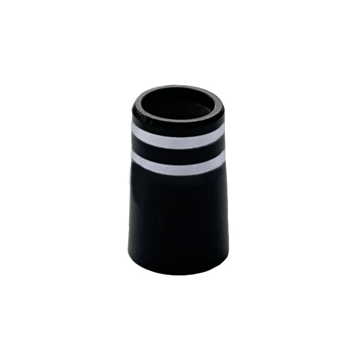 100 7/8" Double Silver Ring Iron Ferrules - Taper Or Parallel